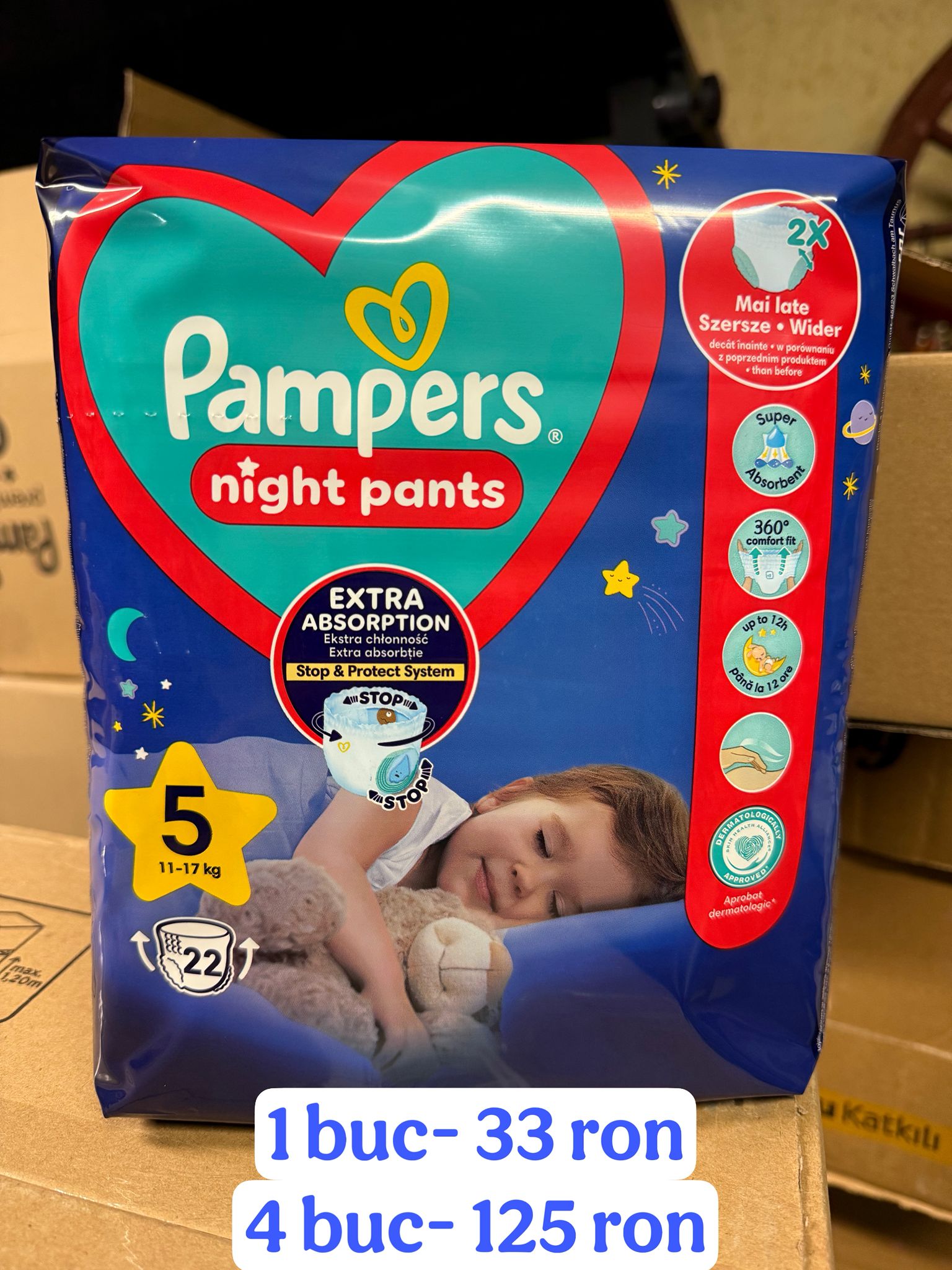 Night Pants Mărimea 5 — Extra Absorption